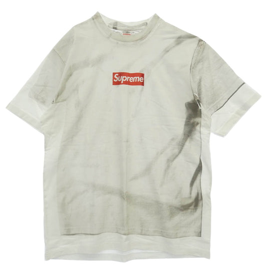 Supreme シュプリーム 24SS x MM6 Maison Margiela Box Logo Tee White メゾン マルジェラ ボックス ロゴ 半袖 Tシャツ ホワイト系 M【中古】