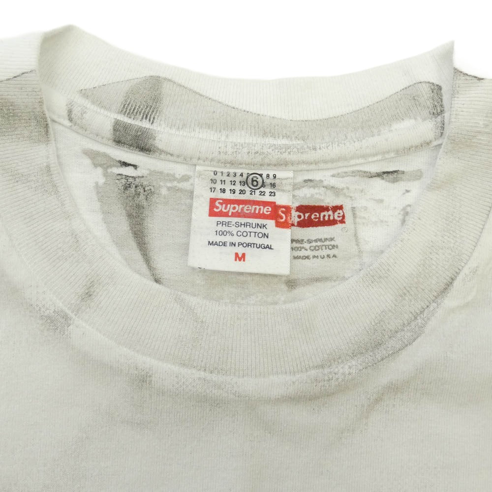 Supreme シュプリーム 24SS x MM6 Maison Margiela Box Logo Tee White メゾン マルジェラ ボックス ロゴ 半袖 Tシャツ ホワイト系 M【中古】