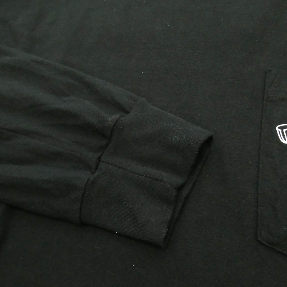 CHROME HEARTS クロムハーツ（原本無） CH L/S T-SHIRT バック スクロールロゴ アームCHロゴ プリント 長袖 Tシャツ ロンT ブラック ブラック系 XL【中古】