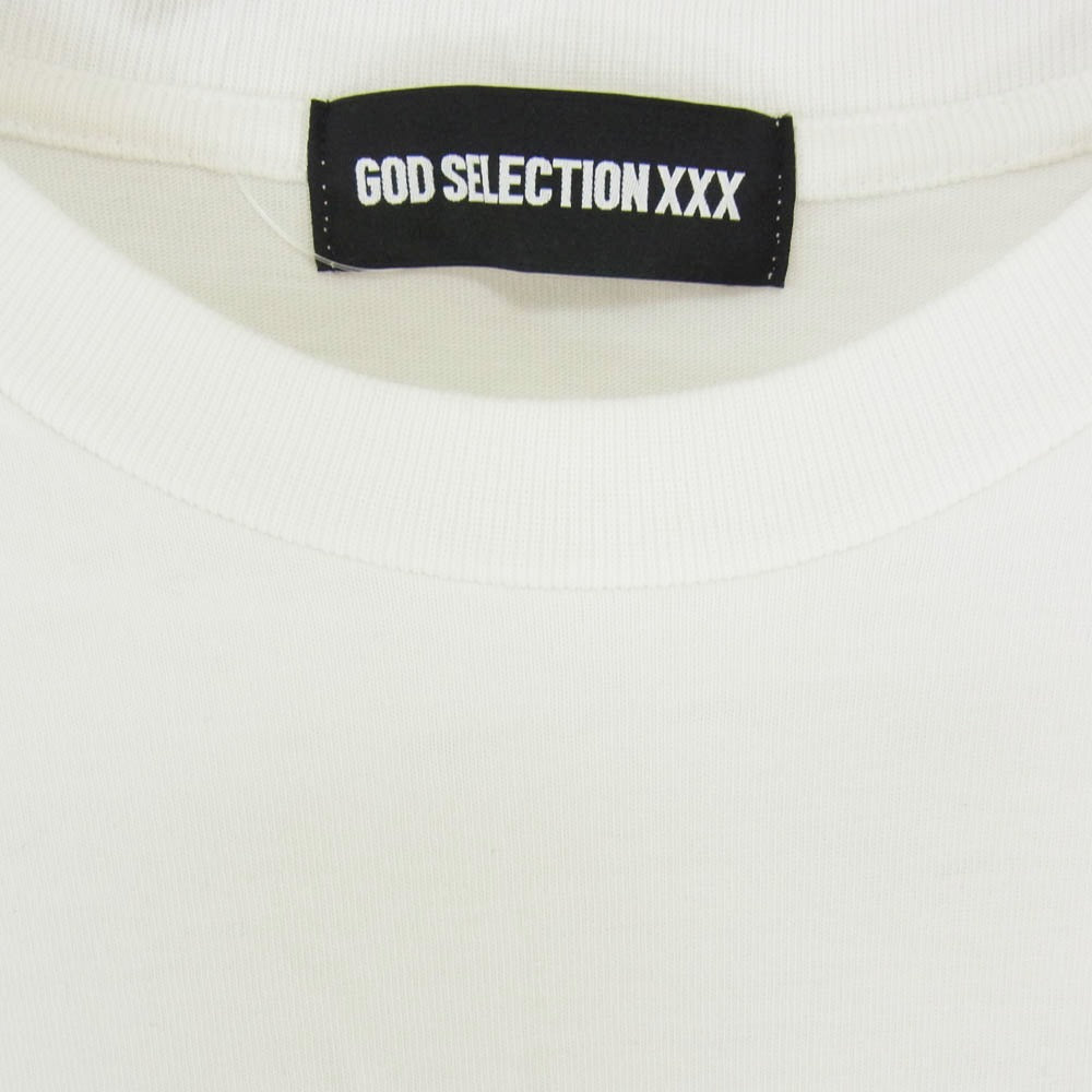 GOD SELECTION XXX ゴッドセレクション 23SS GX-A23-ST-12 ダイヤモンド リング フォト プリント Ｔシャツ 半袖 カットソー ホワイト系 L【中古】
