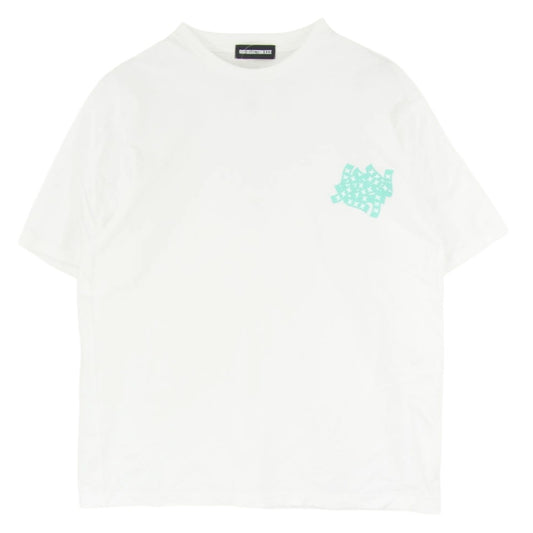 GOD SELECTION XXX ゴッドセレクション 24SS GX-A24-ST-04 T-Shirts XXX ロゴ プリント Ｔシャツ 半袖 カットソー ホワイト系 XL【中古】