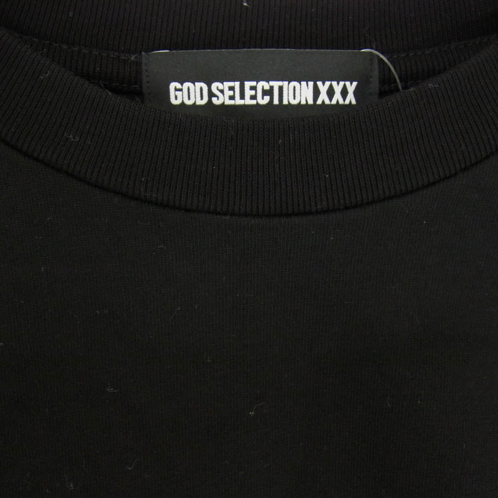 GOD SELECTION XXX ゴッドセレクション 23SS GX-A23-ST-12 ダイヤモンド リング フォト プリント TEE Ｔシャツ 半袖 カットソー ブラック系 L【中古】