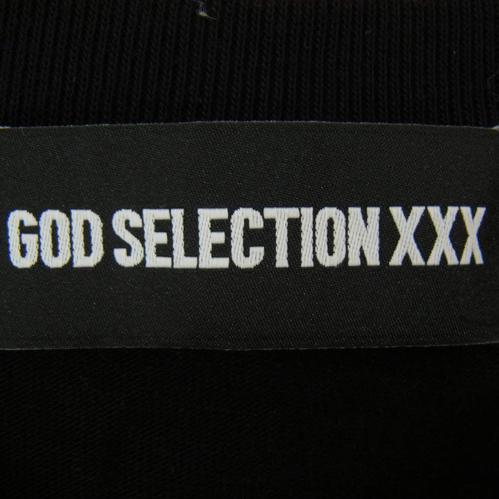 GOD SELECTION XXX ゴッドセレクション 23SS GX-A23-ST-12 ダイヤモンド リング フォト プリント TEE Ｔシャツ 半袖 カットソー ブラック系 L【中古】