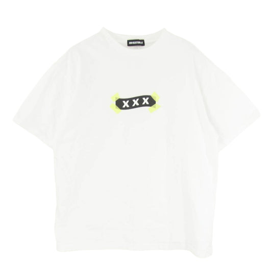 GOD SELECTION XXX ゴッドセレクション 25SS GX-S25-ST-03 ボックス ロゴ プリント Ｔシャツ 半袖 カットソー ホワイト系 XL【中古】