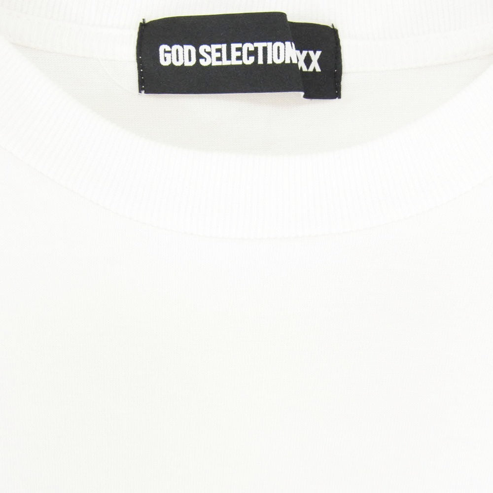GOD SELECTION XXX ゴッドセレクション 25SS GX-S25-ST-03 ボックス ロゴ プリント Ｔシャツ 半袖 カットソー ホワイト系 XL【中古】