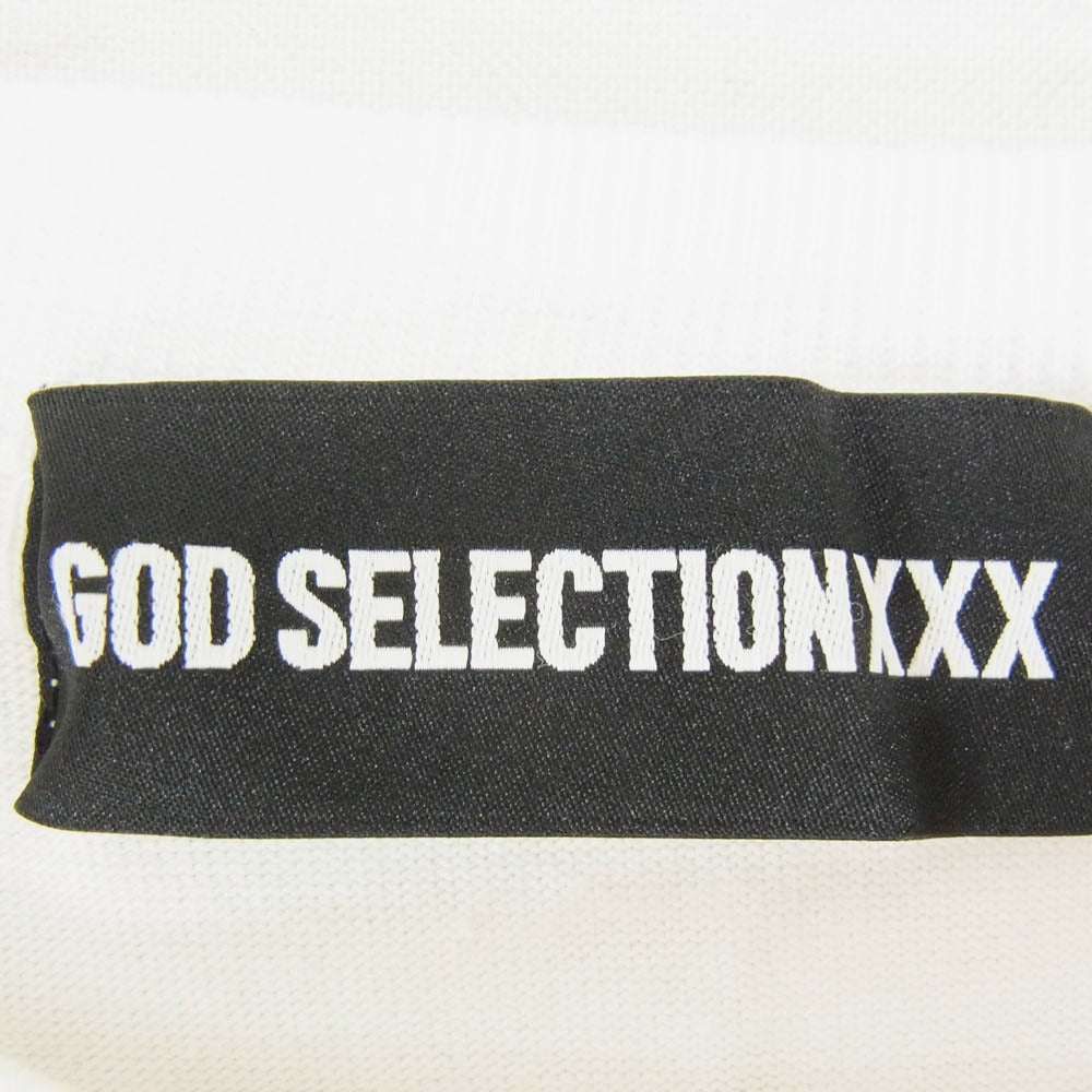 GOD SELECTION XXX ゴッドセレクション 25SS GX-S25-ST-03 ボックス ロゴ プリント Ｔシャツ 半袖 カットソー ホワイト系 XL【中古】