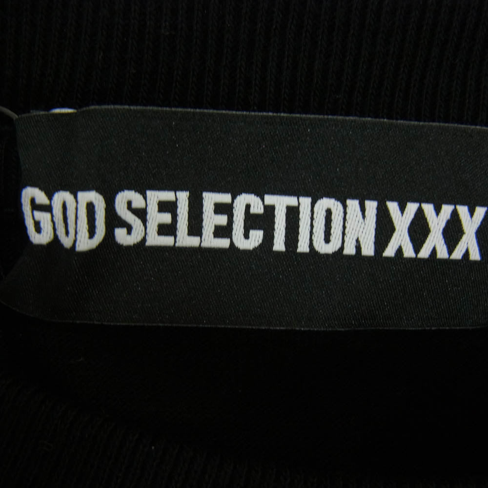 GOD SELECTION XXX ゴッドセレクション 25SS GX-S25-ST-03 ボックス ロゴ プリント Ｔシャツ 半袖 カットソー ブラック系 XL【中古】