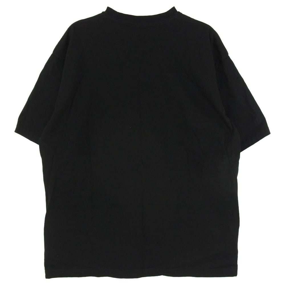 GOD SELECTION XXX ゴッドセレクション 25SS GX-S25-ST-15 T-SHIRT ワンポイント XXX スモール ロゴ ワッペン TEE Ｔシャツ 半袖 カットソー ブラック系 XL【中古】