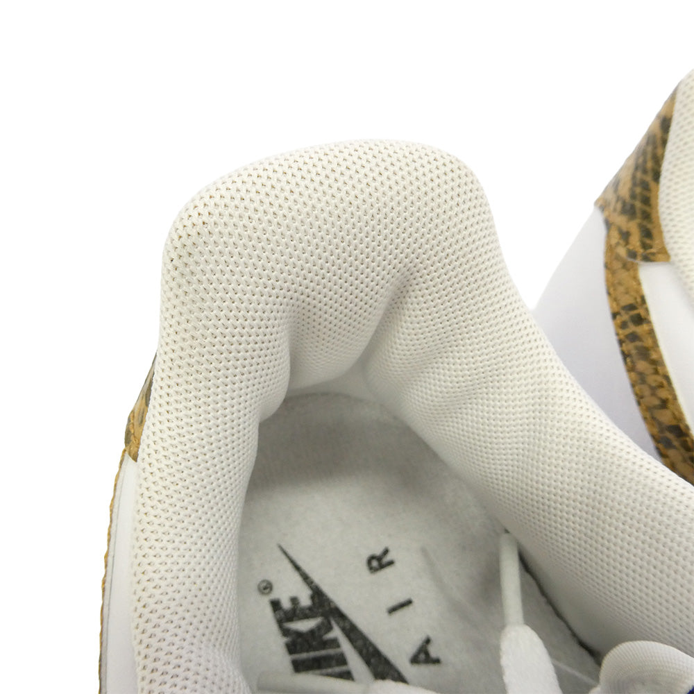 NIKE ナイキ 19SS AO1635-100 Air Force 1 Low Retro PRM QS Ivory Snake エアフォース1 ロー レトロ プレミアム アイボリースネーク スニーカー ホワイト系 27cm【極上美品】【中古】