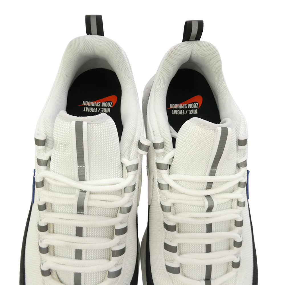 NIKE ナイキ FRAGMENT DESIGN フラグメントデザイン 24AW HF5455-100 × fragment design Air Zoom Spiridon SP Blue Void フラグメントデザイン エアズーム スピリドン SP ブルーヴォイド スニーカー ホワイト系 ブラック系 27.5cm【極上美品】【中古】