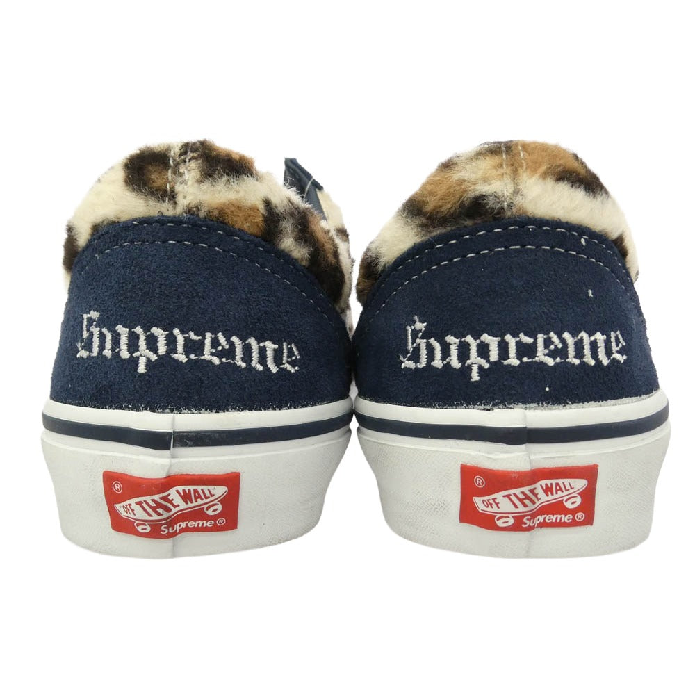 Supreme シュプリーム VANS バンズ 23AW SUP-VANS-23FW-OS-NV × Vans Leopard Old Skool バンズ レオパード オールドスクール スニーカー マルチカラー系 27cm【極上美品】【中古】