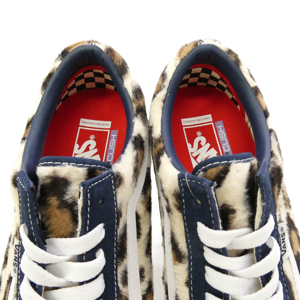 Supreme シュプリーム VANS バンズ 23AW SUP-VANS-23FW-OS-NV × Vans Leopard Old Skool バンズ レオパード オールドスクール スニーカー マルチカラー系 27cm【極上美品】【中古】