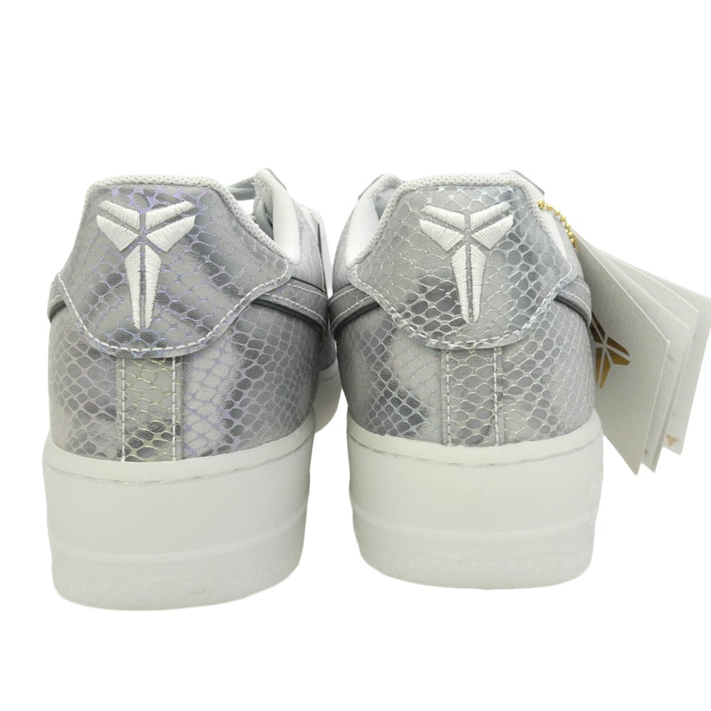 NIKE ナイキ 25AW II3925-400 × Kobe Bryant Air Force 1 Low Protro Lenticular Snake コービー ブライアント エアフォース1 ロー プロトロ レンチキュラースネーク スニーカー シルバー系 27cm【極上美品】【中古】