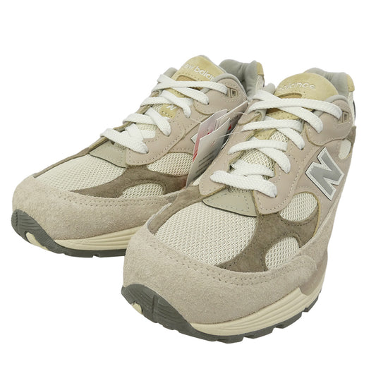 NEW BALANCE ニューバランス 25SS U992MM USA製 992 Moonrock Mushroom ムーンロック マッシュルーム ローカット スニーカー グレー系 ベージュ系 27cm【極上美品】【中古】