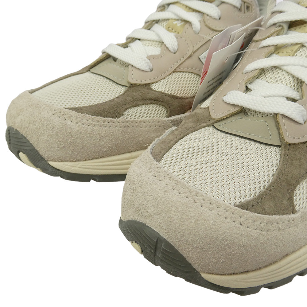 NEW BALANCE ニューバランス 25SS U992MM USA製 992 Moonrock Mushroom ムーンロック マッシュルーム ローカット スニーカー グレー系 ベージュ系 27cm【極上美品】【中古】