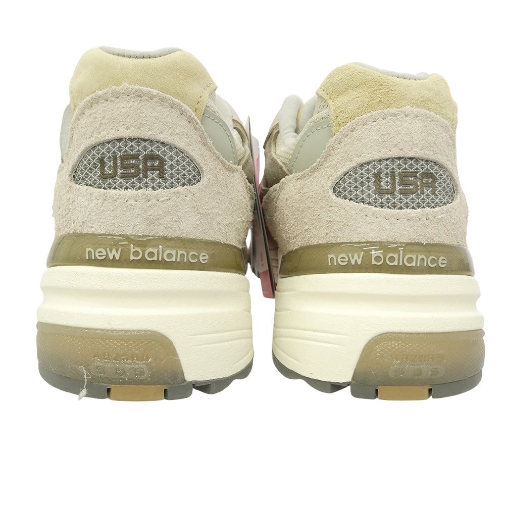NEW BALANCE ニューバランス 25SS U992MM USA製 992 Moonrock Mushroom ムーンロック マッシュルーム ローカット スニーカー グレー系 ベージュ系 27cm【極上美品】【中古】