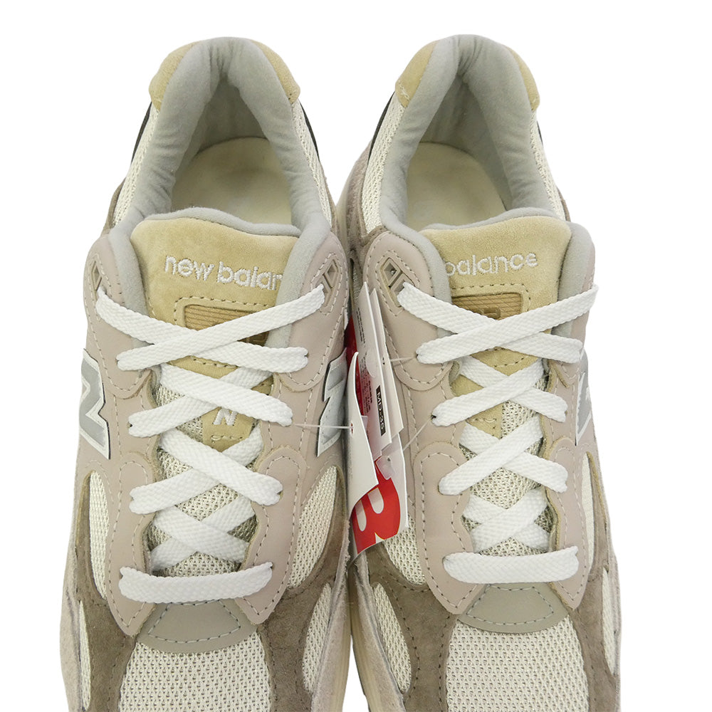 NEW BALANCE ニューバランス 25SS U992MM USA製 992 Moonrock Mushroom ムーンロック マッシュルーム ローカット スニーカー グレー系 ベージュ系 27cm【極上美品】【中古】