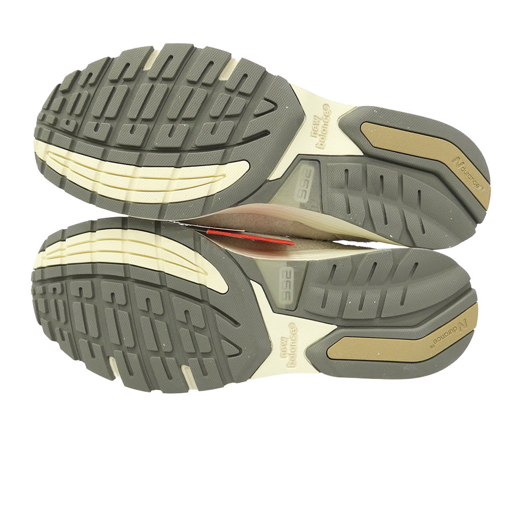 NEW BALANCE ニューバランス 25SS U992MM USA製 992 Moonrock Mushroom ムーンロック マッシュルーム ローカット スニーカー グレー系 ベージュ系 27cm【極上美品】【中古】