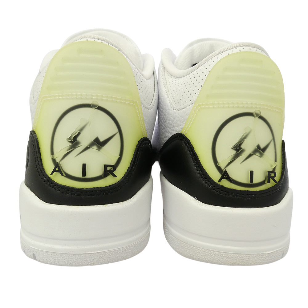NIKE ナイキ FRAGMENT DESIGN フラグメントデザイン 20AW DA3595-100 × Fragment Air Jordan 3【フェイクバスターズ鑑定済】フラグメント エアジョーダン スニーカー ホワイト系 ブラック系 27cm【極上美品】【中古】