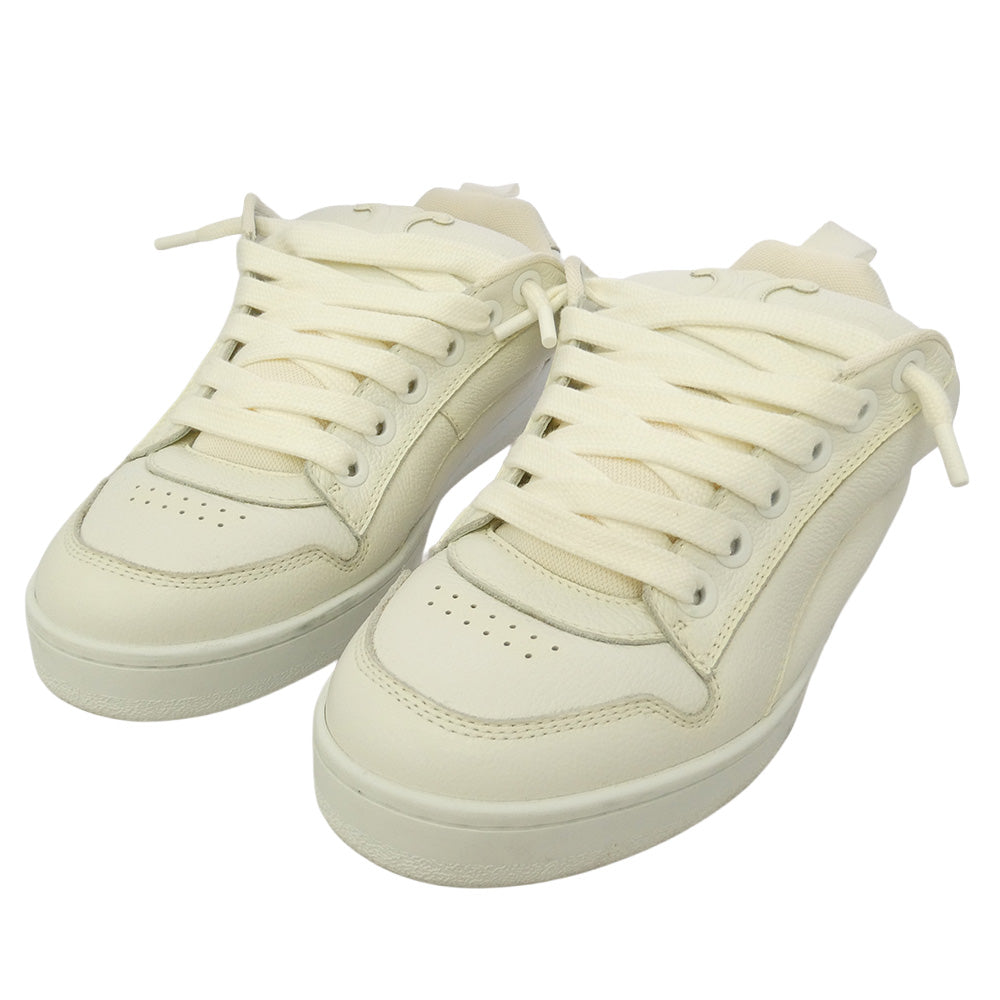 CELINE セリーヌ HUNTINGTON ハンティントン ロー ローカット スニーカー ホワイト系 41【中古】