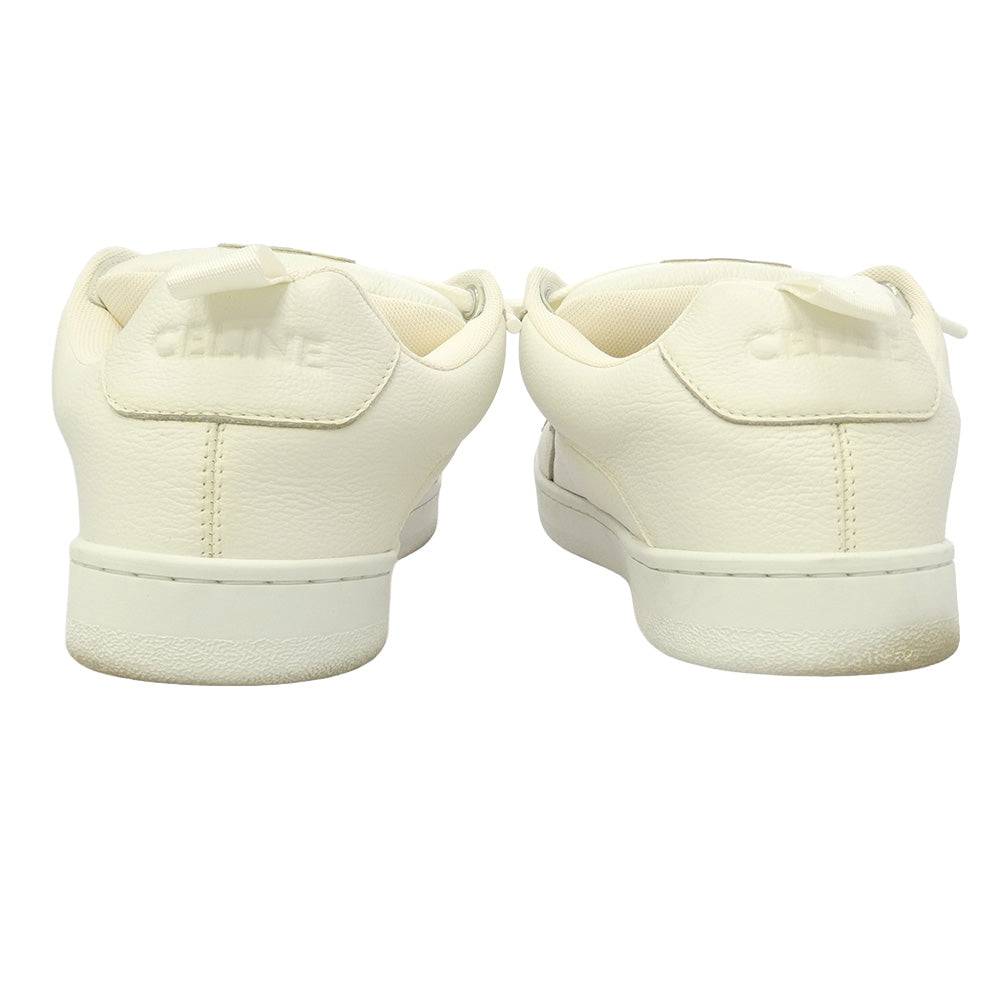 CELINE セリーヌ HUNTINGTON ハンティントン ロー ローカット スニーカー ホワイト系 41【中古】