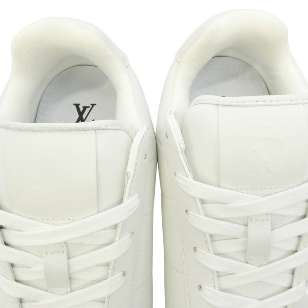 LOUIS VUITTON ルイ・ヴィトン 1AIKF6 buttersoft sneakers バター ソフト ローカット スニーカー ホワイト系 8【極上美品】【中古】