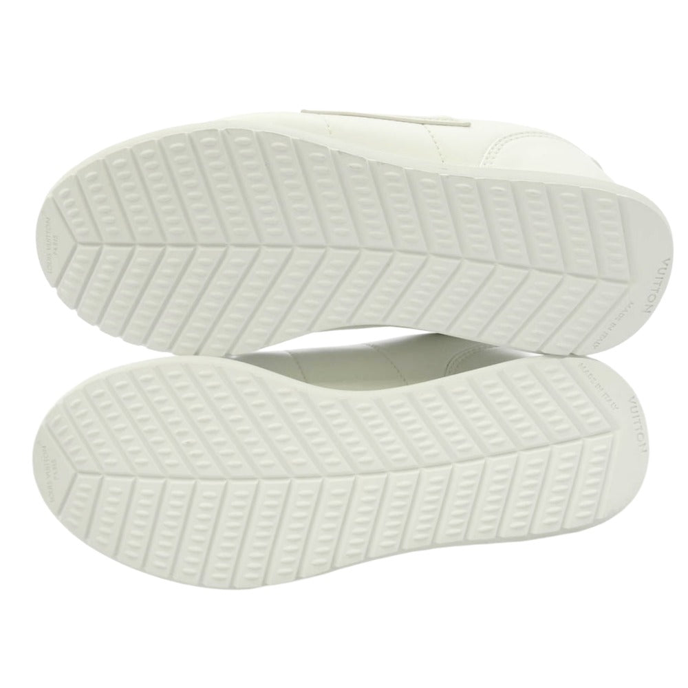 LOUIS VUITTON ルイ・ヴィトン 1AIKF6 buttersoft sneakers バター ソフト ローカット スニーカー ホワイト系 8【極上美品】【中古】