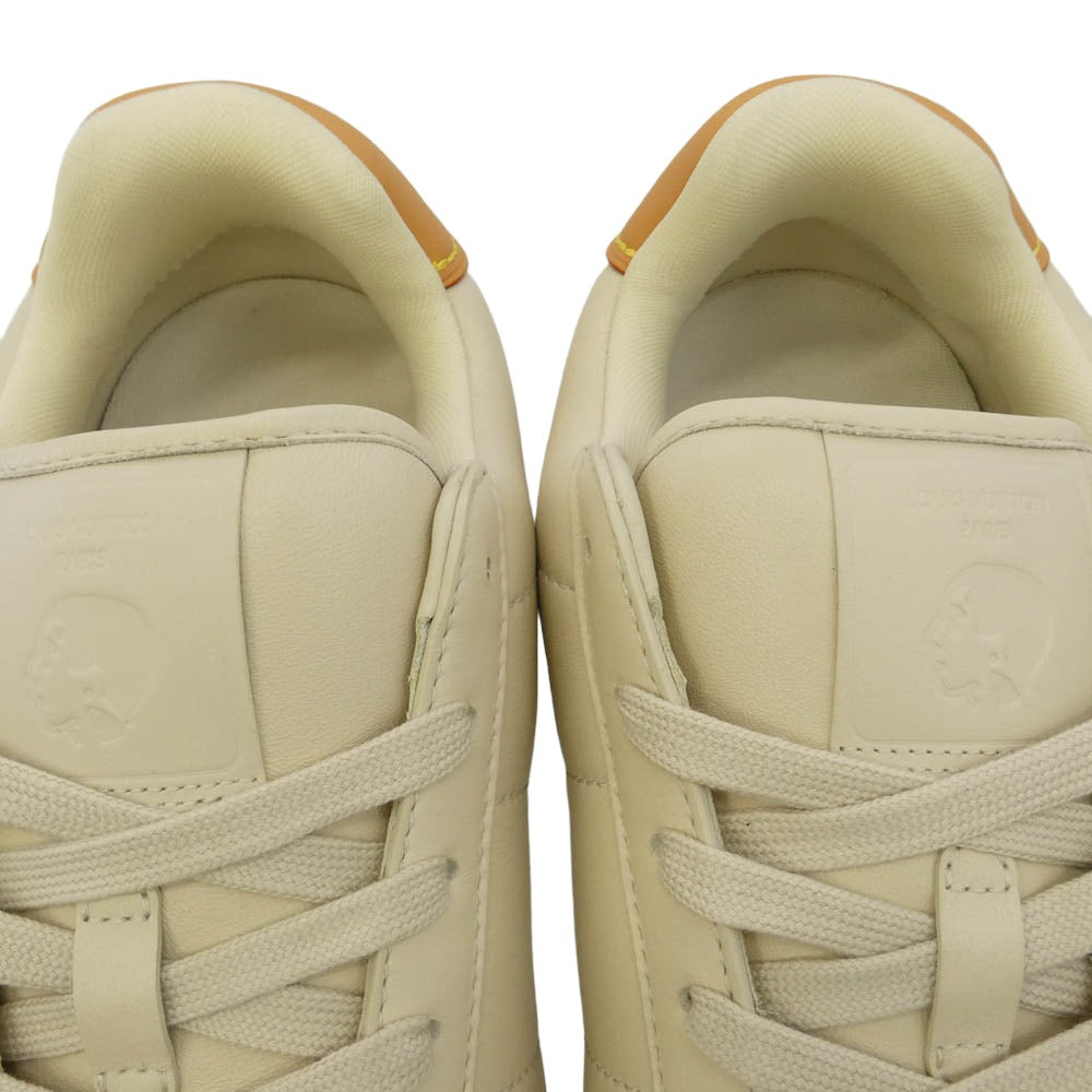 LOUIS VUITTON ルイ・ヴィトン buttersoft sneakers バター ソフト ローカット スニーカー ベージュ系 8【極上美品】【中古】