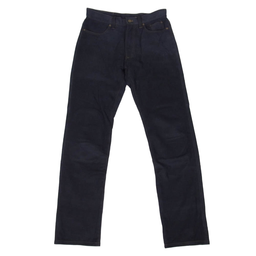 クシタニ EX-1216 EXPLORER JEANS エクスプローラー ジーンズ レザーパンツ ダークネイビー系 32【中古】