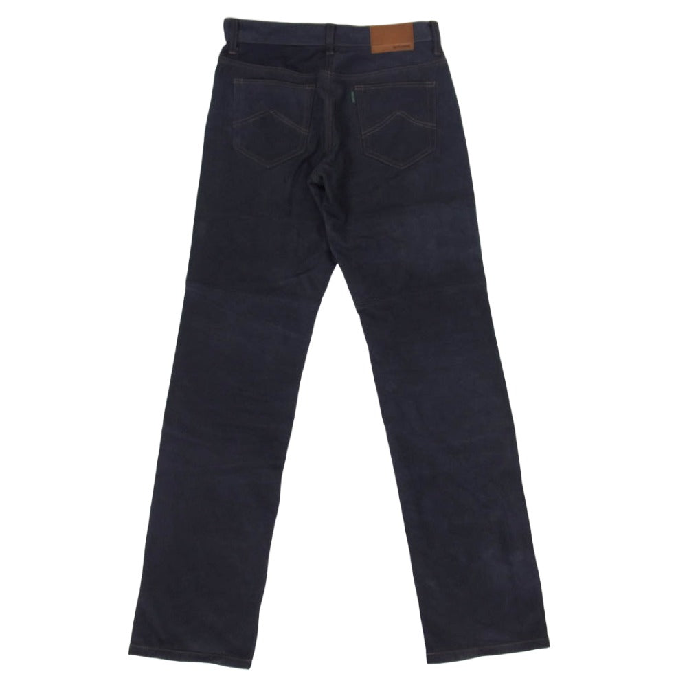クシタニ EX-1216 EXPLORER JEANS エクスプローラー ジーンズ レザーパンツ ダークネイビー系 32【中古】