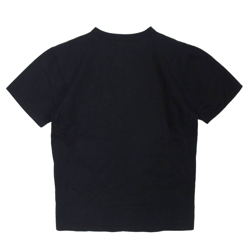 THE FLAT HEAD ザフラットヘッド HENLEY NECK SHORT SLEEVE T-SHIRT 3ボタン ヘンリーネック 半袖 Tシャツ ブラック系 38【中古】