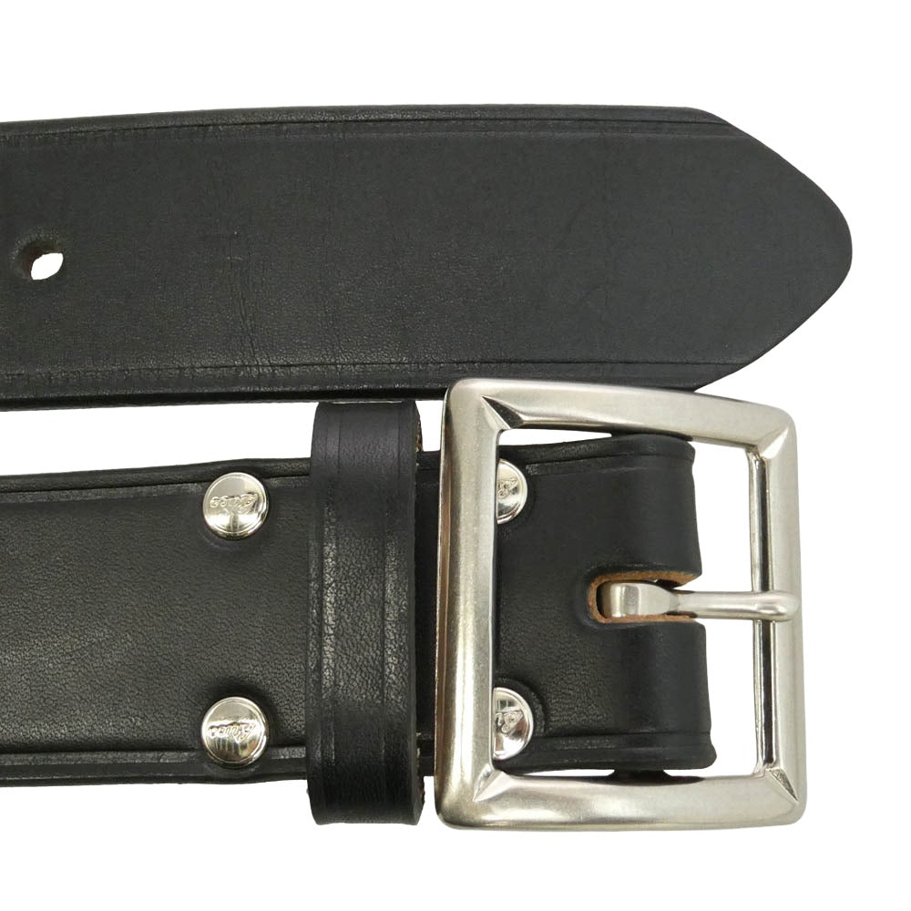 The REAL McCOY'S ザリアルマッコイズ BUCO ブコ BUCO MOTORCYCLE BELT SAF-T-FLASH ブコ スタッズ モーターサイクル ベルト ブラック系 34【中古】