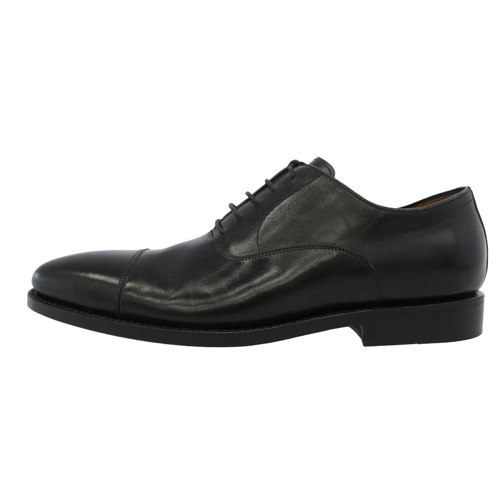 JALAN SRIWIJAYA ジャランスリウァヤ 7912 11120 Fortuna Shoes フォルトゥナ ストレートチップ レースアップ オックスフォード レザー シューズ ブラック系 UK9【美品】【中古】