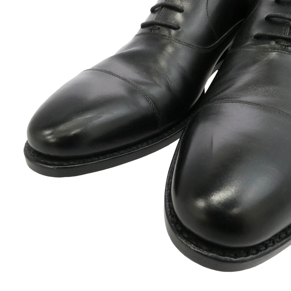 JALAN SRIWIJAYA ジャランスリウァヤ 7912 11120 Fortuna Shoes フォルトゥナ ストレートチップ レースアップ オックスフォード レザー シューズ ブラック系 UK9【美品】【中古】