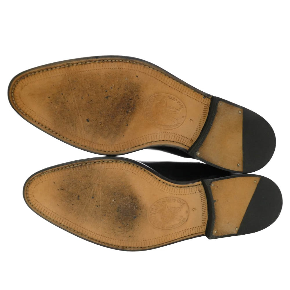JALAN SRIWIJAYA ジャランスリウァヤ 7912 11120 Fortuna Shoes フォルトゥナ ストレートチップ レースアップ オックスフォード レザー シューズ ブラック系 UK9【美品】【中古】