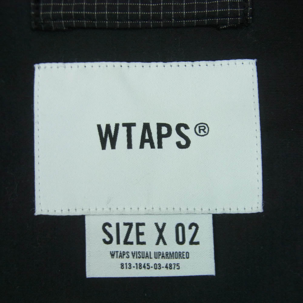 WTAPS ダブルタップス 25AW 252WVDT-JKM03 MODULAR 02 JACKET COTTON WEATHER モジュラー コットン ウェザー ジャケット ブラック系 02【中古】