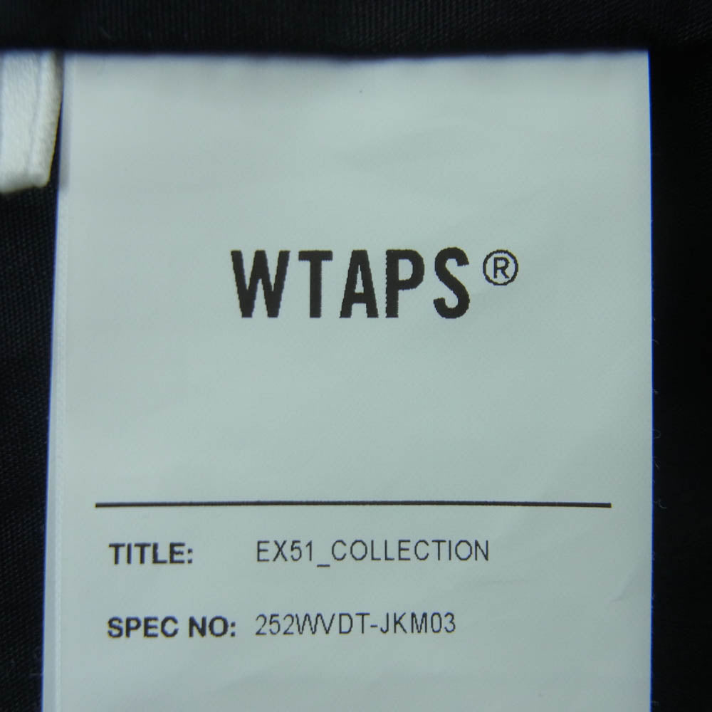 WTAPS ダブルタップス 25AW 252WVDT-JKM03 MODULAR 02 JACKET COTTON WEATHER モジュラー コットン ウェザー ジャケット ブラック系 02【中古】
