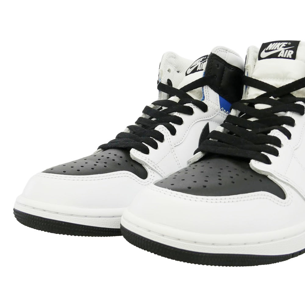 NIKE ナイキ FRAGMENT DESIGN フラグメントデザイン II7282-100 フェイクバスターズ鑑定済 fragment design フラグメントデザイン × UNION ユニオン Air Jordan 1 Retro High OG AJ1 エアジョーダン1 レトロ ハイカット スニーカー ホワイト系 ブラック系 ブルー系 27.5cm【極上美品】【中古】