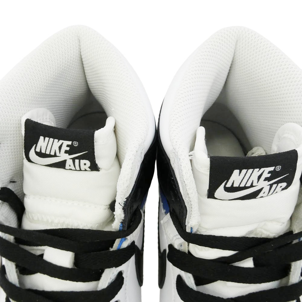 NIKE ナイキ FRAGMENT DESIGN フラグメントデザイン II7282-100 フェイクバスターズ鑑定済 fragment design フラグメントデザイン × UNION ユニオン Air Jordan 1 Retro High OG AJ1 エアジョーダン1 レトロ ハイカット スニーカー ホワイト系 ブラック系 ブルー系 27.5cm【極上美品】【中古】