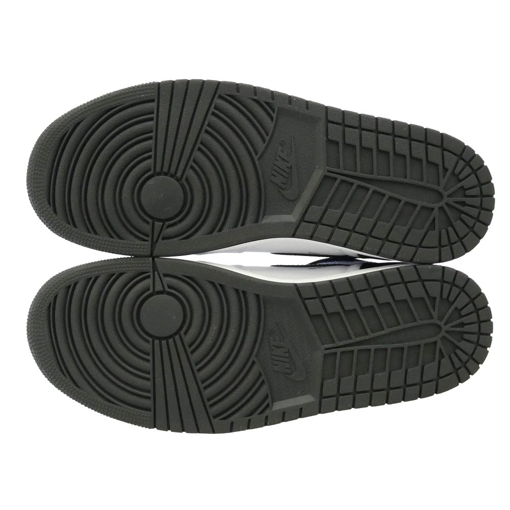 NIKE ナイキ FRAGMENT DESIGN フラグメントデザイン II7282-100 フェイクバスターズ鑑定済 fragment design フラグメントデザイン × UNION ユニオン Air Jordan 1 Retro High OG AJ1 エアジョーダン1 レトロ ハイカット スニーカー ホワイト系 ブラック系 ブルー系 27.5cm【極上美品】【中古】