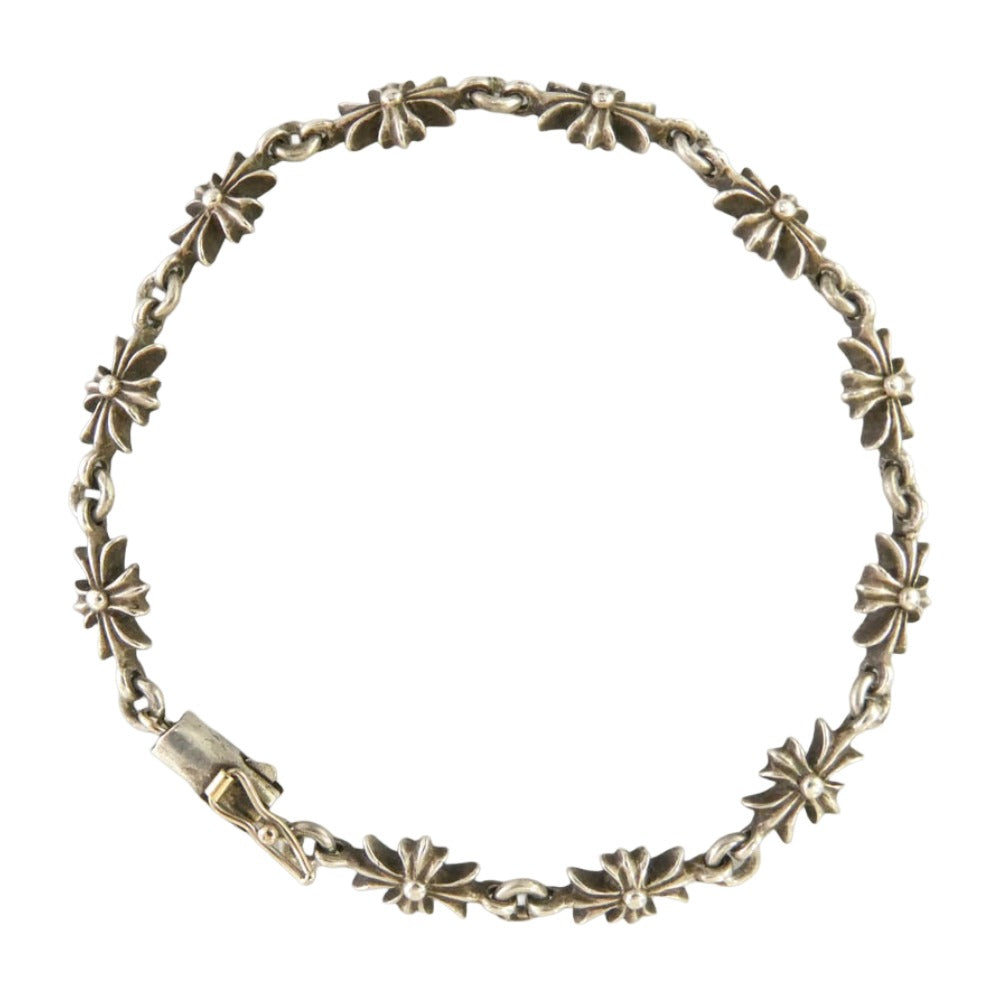 CHROME HEARTS クロムハーツ（原本無） 11LINK TNY E CH PLS タイニーECHプラス ブレスレット 11リンク シルバー系【中古】