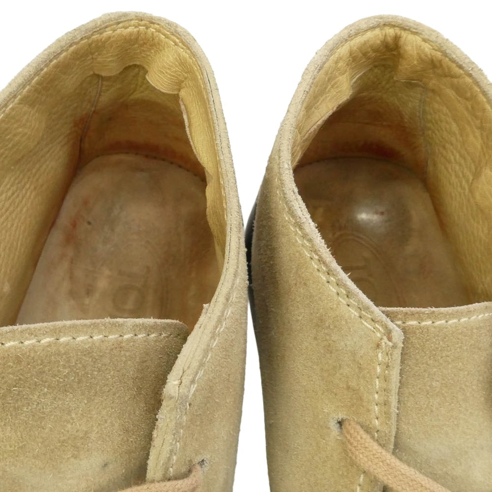 TOD’S トッズ POLACCO ポラッコ スエード レザー シューズ ベージュ系 8【中古】