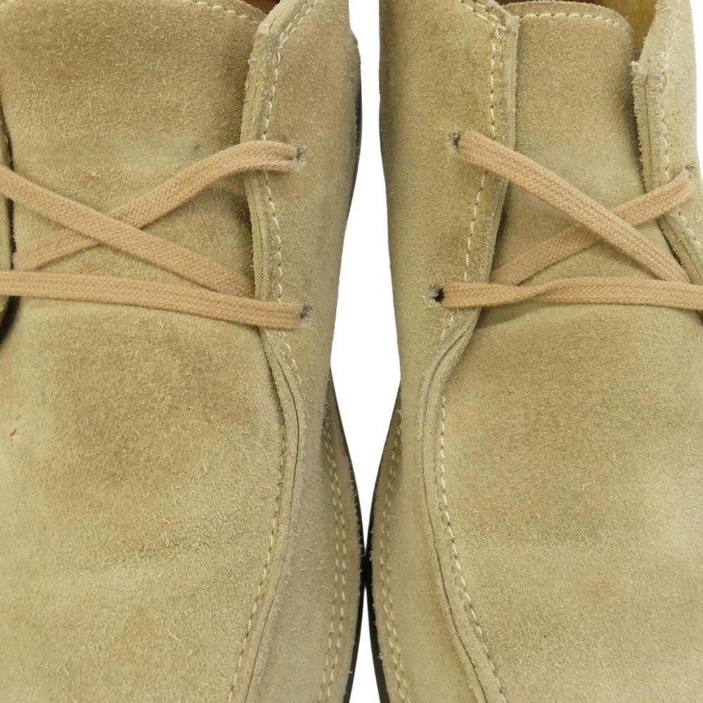 TOD’S トッズ POLACCO ポラッコ スエード レザー シューズ ベージュ系 8【中古】
