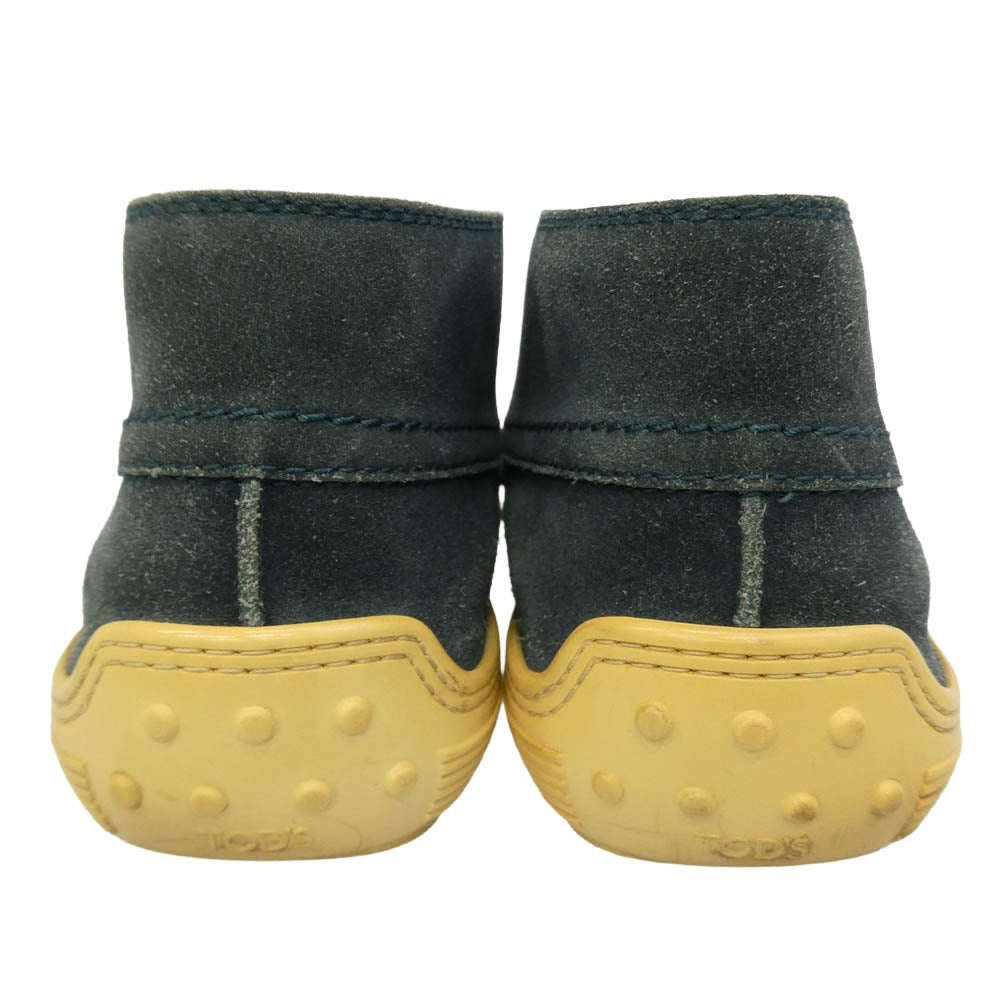 TOD’S トッズ POLACCO MARLIN HYANNISPORT ポラッコ マーリン ハイアニスポート スエード レザー シューズ ダークネイビー系 8【中古】