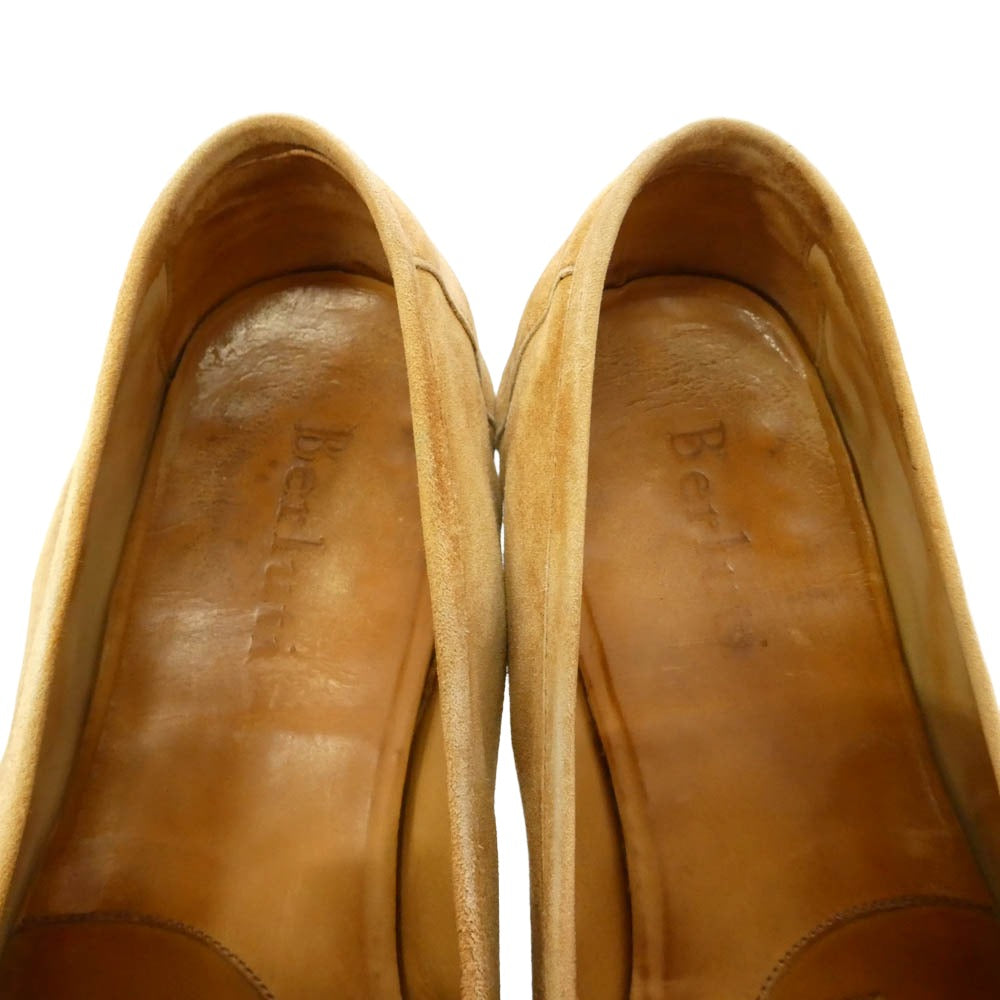 Berluti ベルルッティ スウェード ローファー シューズ ライトブラウン系 UK8 1/2【中古】