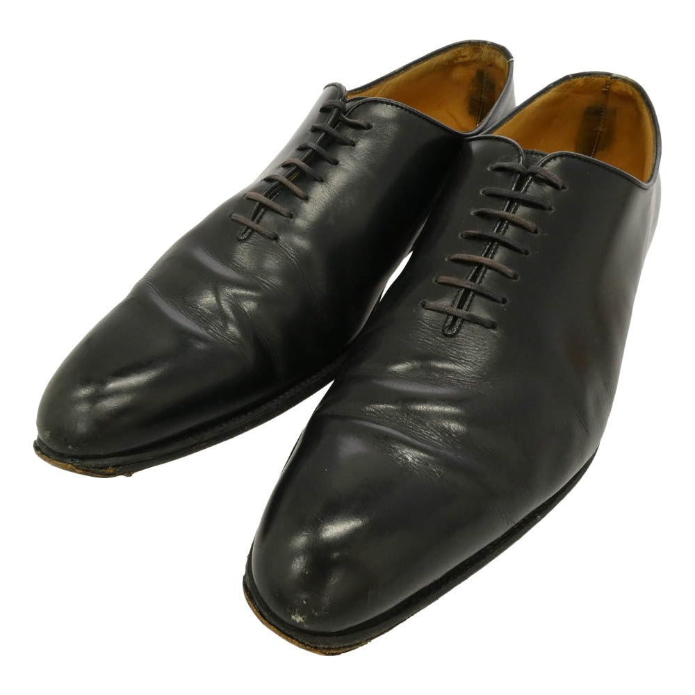 ジェイエムウエストン 402 Flore Oxford Shoe フロール オックスフォード 内羽根 革靴 レザー ビジネス ドレス シューズ ブラック系 8/E【中古】