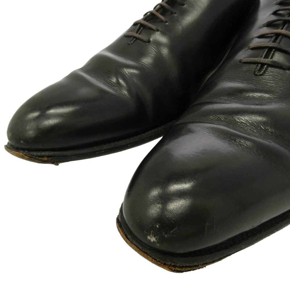 ジェイエムウエストン 402 Flore Oxford Shoe フロール オックスフォード 内羽根 革靴 レザー ビジネス ドレス シューズ ブラック系 8/E【中古】