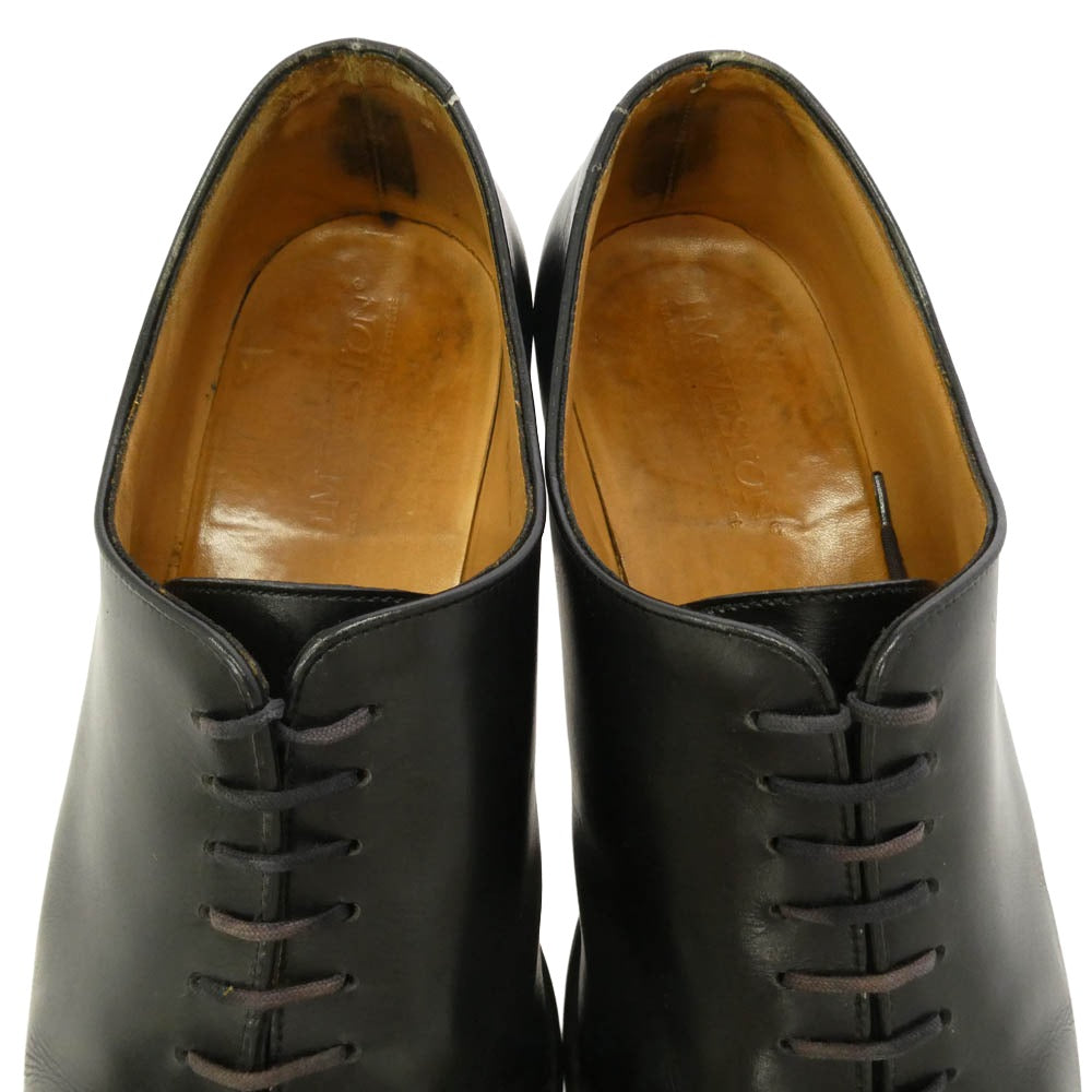 ジェイエムウエストン 402 Flore Oxford Shoe フロール オックスフォード 内羽根 革靴 レザー ビジネス ドレス シューズ ブラック系 8/E【中古】