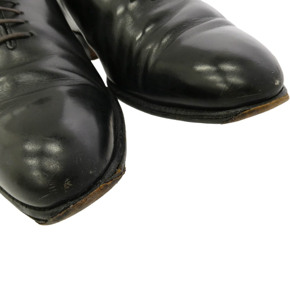 ジェイエムウエストン 402 Flore Oxford Shoe フロール オックスフォード 内羽根 革靴 レザー ビジネス ドレス シューズ ブラック系 8/E【中古】