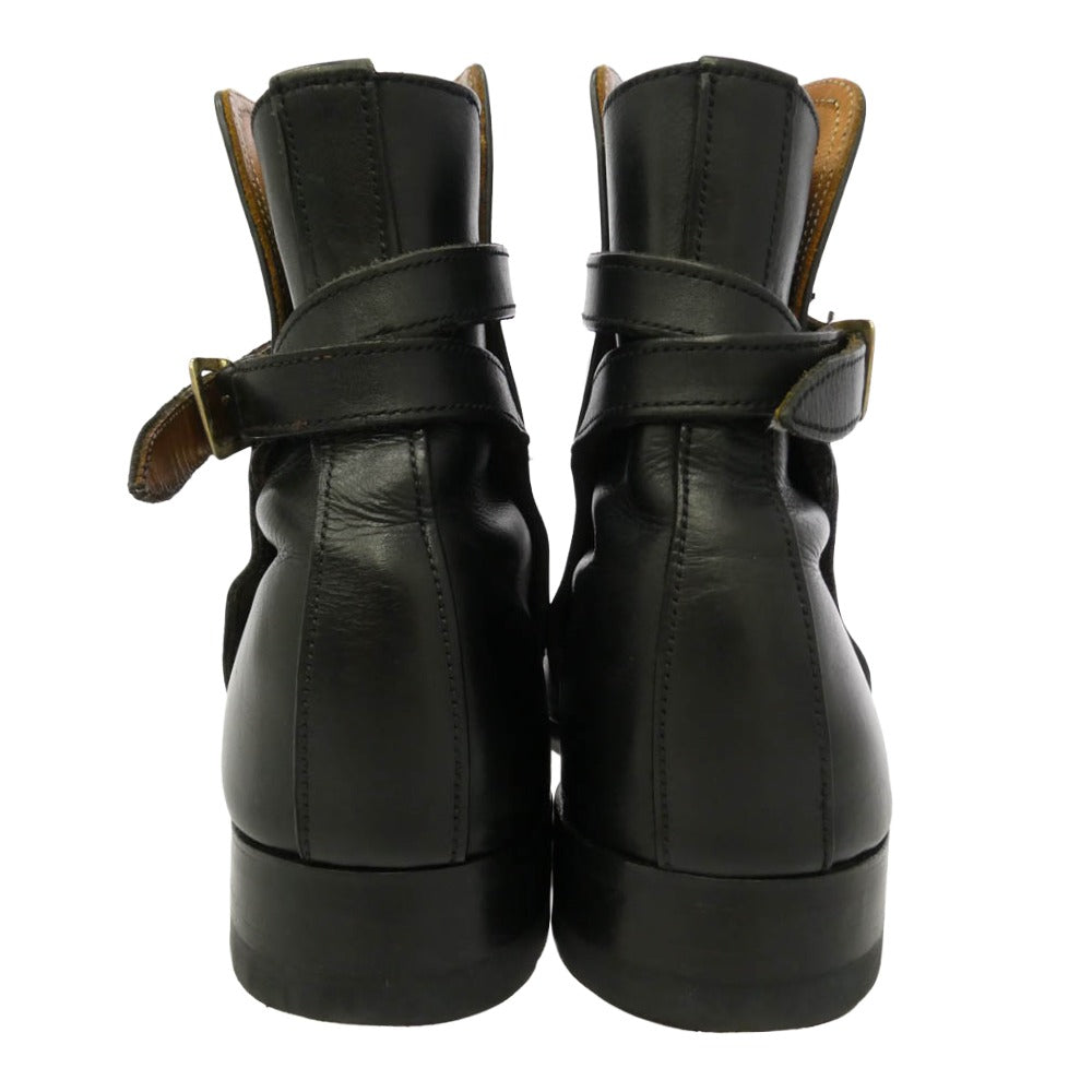 シュナイダーライディングブーツ Jodhpur Boots 52ラスト カーフレザー ジョッパーブーツ ブラック系 UK9【中古】